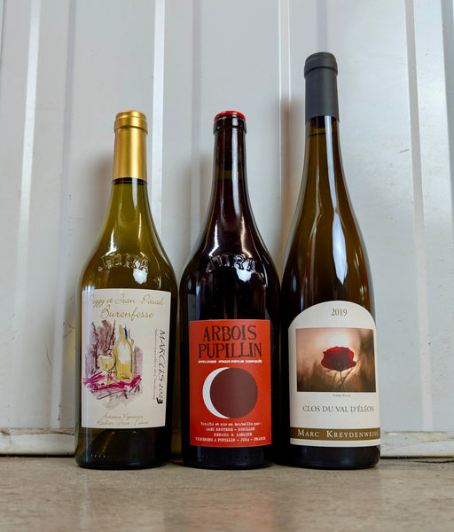 Renaud Bruyère and Adeline Houillon Arbois-Pupillin Ploussard En Aspis 2021 Mixed 3 Pack