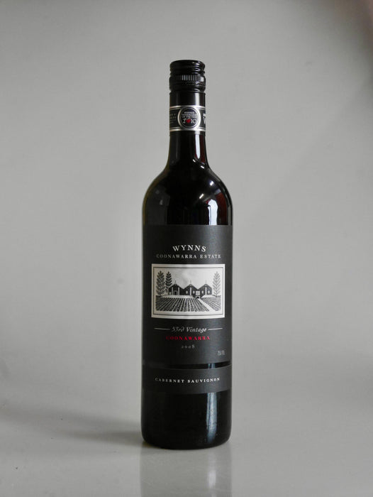 Wynns Coonawarra Estate black label Cabernet Sauvignon 2008