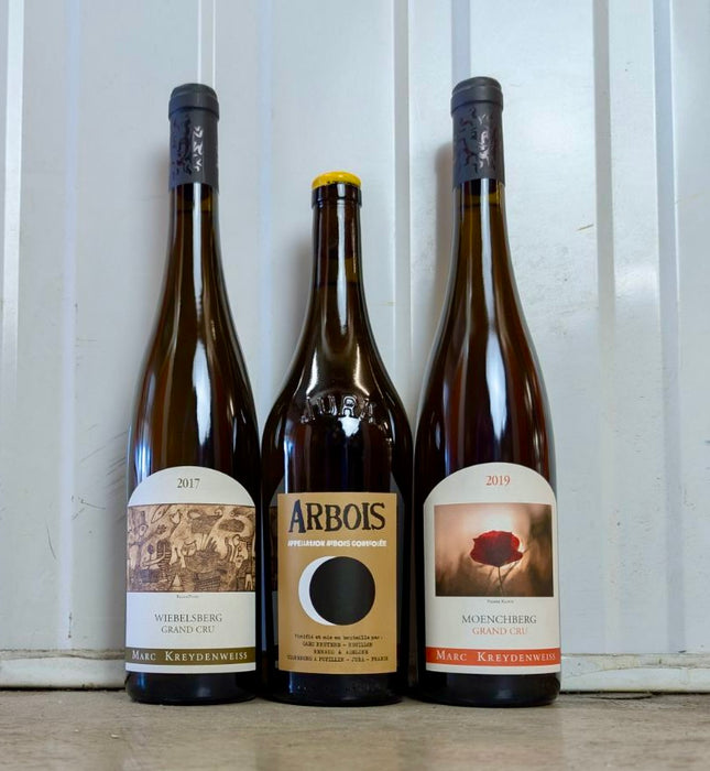 Renaud Bruyère and Adeline Houillon Arbois Blanc Savagnin Les Nouvelles 2018 Mixed 3 Pack - Moreish Wines