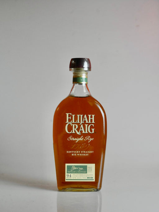 Elijah Craig Kentucky Straight Rye Whiskey (47%) - Moreish Wines