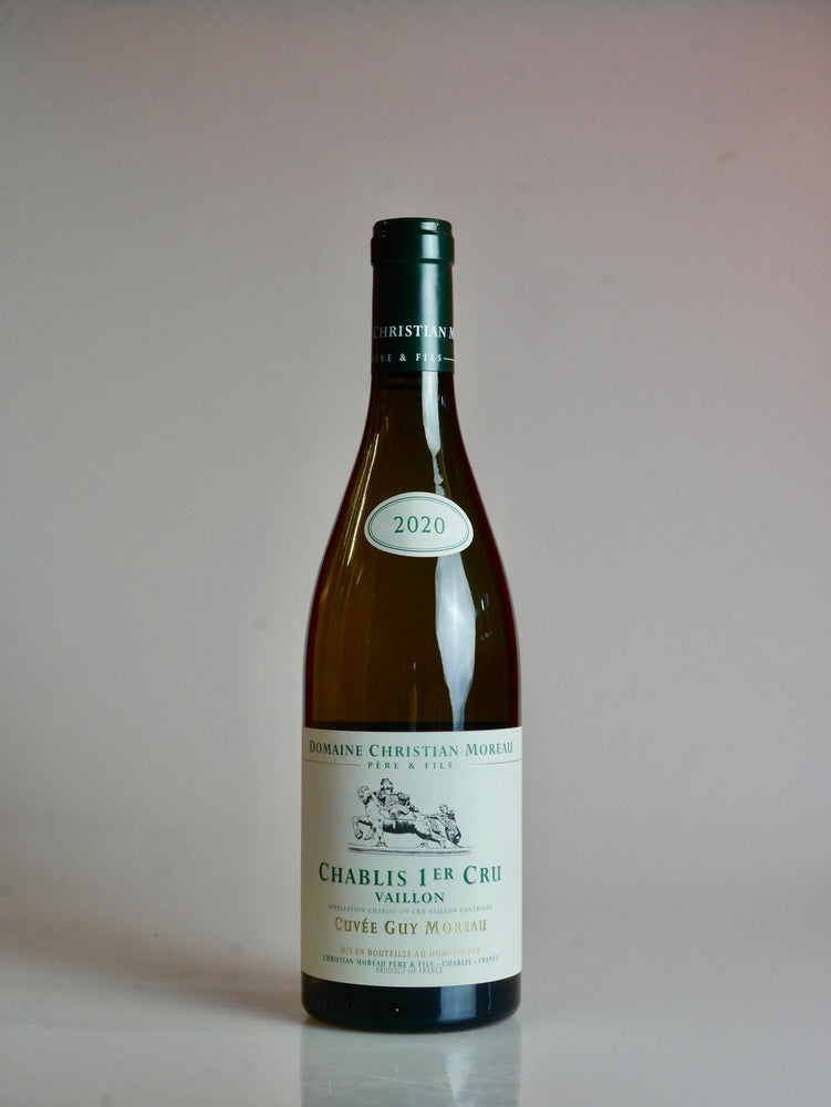 Domaine Christian Moreau Père Et Fils, Chablis 1er Cru Vaillon ‘Guy Moreau’ 2020 - Moreish Wines