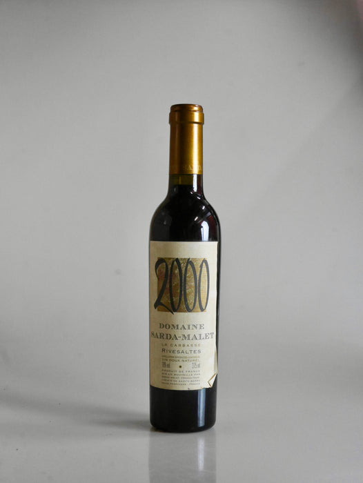 Domaine Sarda-Malet La Carbasse Rivesaltes 2000 (375ml)