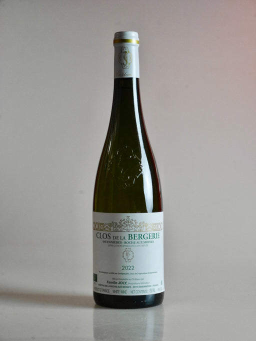 Famille Joly - Clos de la Bergerie 2022 - AOC Savennières - Roche Aud Moines - Moreish Wines