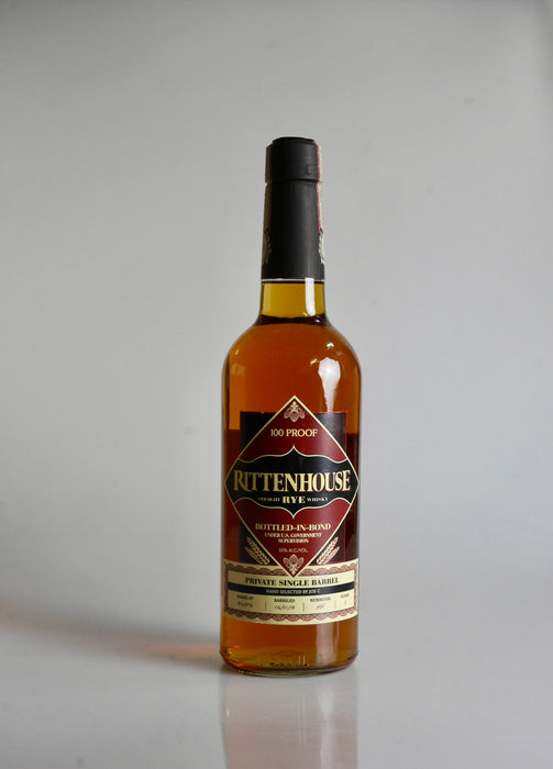 Rittenhouse Rye 5YO barrel in bond - single barrel pick Joe.C