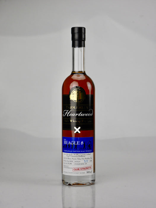 Heartwood 'The Beagle 8' Cask Strength Tasmanian Vatted Malt Whisky - Moreish Wines